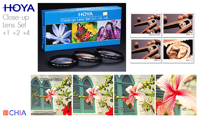 Hoya Filter Hoya Close-up macro +1 +2 +4 Filter 52 58 67 mm